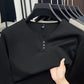 Men's Casual Fashion Solid-Color Long-Sleeve Top