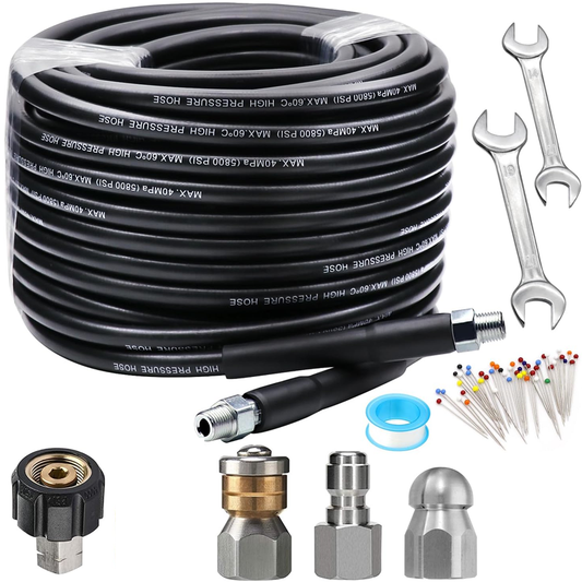 Kit de hidrojateamento de esgotos de 5800 PSI para lavadora de alta pressão