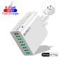 📢📢50% DE DESCONTO !! ⏰Carregador Rápido USB de 8 Portas para Telemóvel