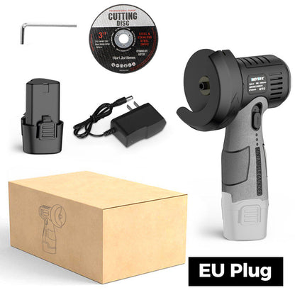 🔥Desconto de 50% no último dia!🔥Mini rebarbadora de 12 V com disco de corte