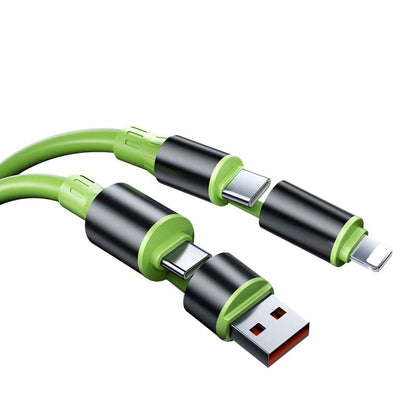 ⚡Cabo Universal 4‑Em‑1, Carregamento Rápido 240W