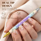 ✨ Marcadores de nail art de dupla ponta – conjunto de canetas para unhas