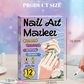 ✨ Marcadores de nail art de dupla ponta – conjunto de canetas para unhas