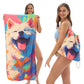 Mochila Toalha de Praia Estampada 2 em 1