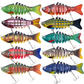🎣 50% DE DESCONTO! 🐟 Isca artificial natatória biónica com vários segmentos – Movimento realista, design atraente e ideal para capturar peixes grandes 🌊