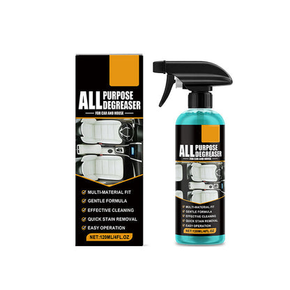 🔥Desconto de 50% no último dia!🔥Spray desengordurante multiusos de 120 ml para o carro e a casa
