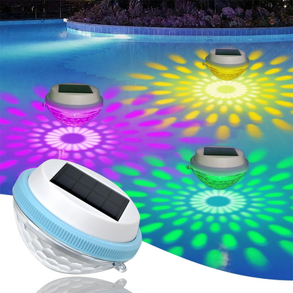 🔥 Os preços caíram! Garanta antes que acabe 🏃‍♂️ Luz LED solar flutuante para piscina