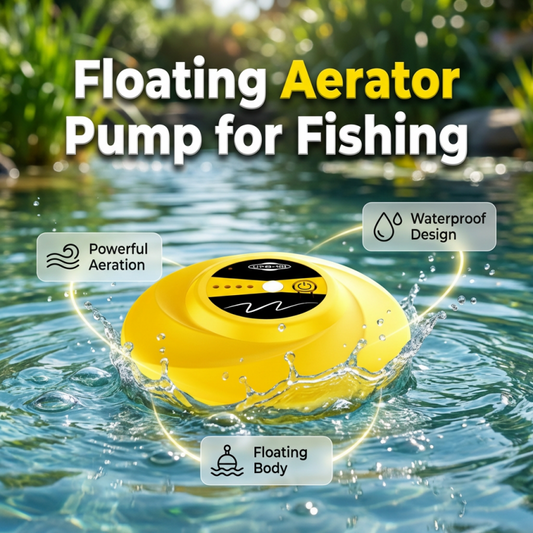 🔥Desconto de 50% no último dia!🔥Bomba de Aeração Flutuante para Pesca
