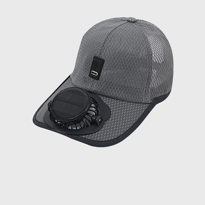 🔥Desconto de 50% no último dia!🔥Boné de baseball respirável com ventilador solar