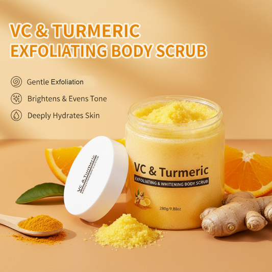 🔥Desconto de 50% no último dia!🔥Esfoliante Corporal com Cúrcuma e Vitamina C