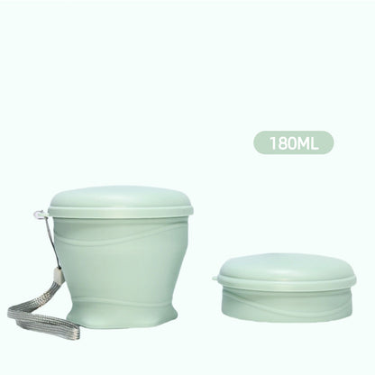 🔥Desconto de 50% no último dia!🔥Copo de viagem dobrável em silicone com tampa