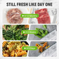 🍗PROMOÇÃO QUENTE 50% DE DESCONTO🥦Sacos reutilizáveis com selo de frescura em folha de alumínio – O novo melhor amigo da sua cozinha! 🍴✨