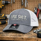Boné trucker com parte traseira em rede e bordado “I Fix Shit”