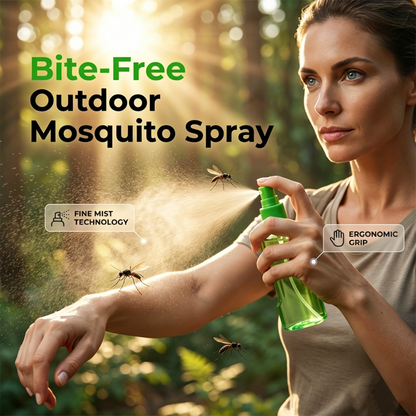 🌿 Spray repelente de mosquitos para toda a família – Proteja os seus entes queridos, de forma natural! 🦟💚 À base de plantas, suave para a pele, eficaz contra os insetos – diversão ao ar livre sem preocupações para todos. 🌸✨