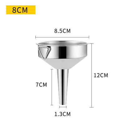 🍳 TEMPO LIMITADO 50% OFF! ✨ Funil de Cozinha em Aço Inox – Multifuncional e Compacto 🦺