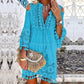 🏖️Promoção de Verão: 49% de desconto🏝️👗Vestido feminino largo em algodão e linho com bordados🌸