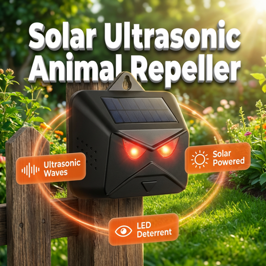 Repelente de Animais Solar para Exterior