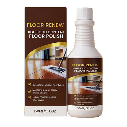 ⏰🔥TEMPO LIMITADO 50% OFF! 🧴Floor Renew Polish – Brilho Sem Arranhões