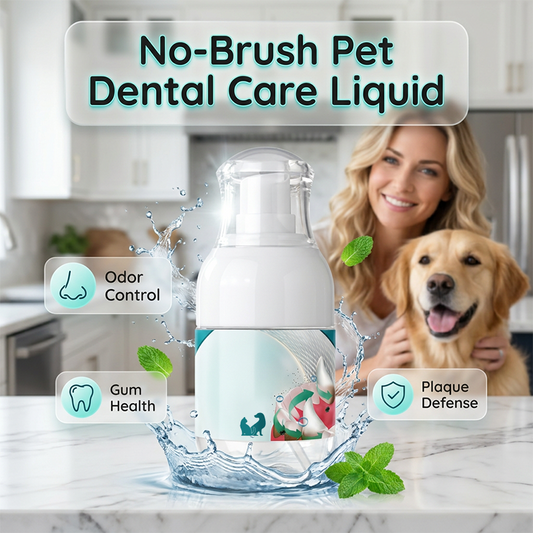 🐾Líquido para higiene dentária de animais de estimação sem escova – Higiene dentária para animais de estimação facilitada🦷