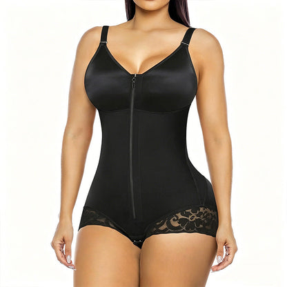 👙 50% OFF POR TEMPO LIMITADO! 💥 Body Modelador Feminino com Fecho de Correr – Compressão 360°, Alças Ajustáveis, Silhueta Ampulheta ✨