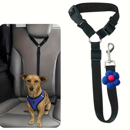🔥Desconto de 50% no último dia!🔥Cinto de segurança para cães 2 em 1 e guia de passeio