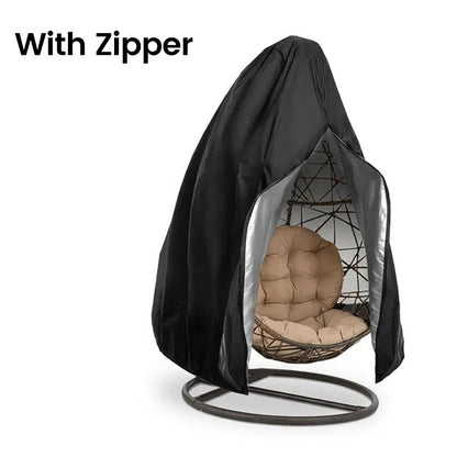 ⏰🔥TEMPO LIMITADO: 50 % DE DESCONTO! 🪑 Capa resistente e impermeável para cadeira suspensa tipo ovo – resistente aos raios UV, feita em tecido Oxford durável e fácil de instalar com zíper ☀️✨