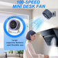🏆 Ventilador de Mesa 2026 – USB Recarregável com Display LED 📊 | 100 Velocidades, Inclinação 120° e Oscilação Total ↔️ | Ultra-Silencioso para Quarto 😴, Escritório 🖥️ e Camping 🏕️ | Até 24H de Bateria ⚡