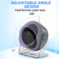 🏆 Ventilador de Mesa 2026 – USB Recarregável com Display LED 📊 | 100 Velocidades, Inclinação 120° e Oscilação Total ↔️ | Ultra-Silencioso para Quarto 😴, Escritório 🖥️ e Camping 🏕️ | Até 24H de Bateria ⚡
