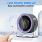 🏆 Ventilador de Mesa 2026 – USB Recarregável com Display LED 📊 | 100 Velocidades, Inclinação 120° e Oscilação Total ↔️ | Ultra-Silencioso para Quarto 😴, Escritório 🖥️ e Camping 🏕️ | Até 24H de Bateria ⚡
