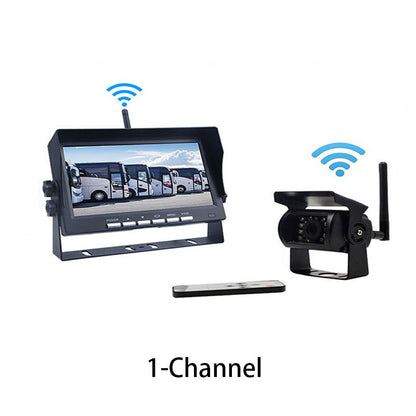 🚗Sistema de Câmara de Marcha-Atrás Sem Fios com Ecrã HD de 7 Polegadas