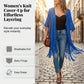 ⏳Time-Limited Special⏰Women's Open-Front Knit Cover-Up with Tassel Fringe – Bohemian & Lightweight – Beach Essential 🌴