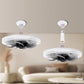 Ventilador com luz silencioso 2 em 1 ajustável com controlo remoto