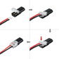 Conector de Ficha com 2 Fios e Patilha de Bloqueio