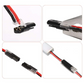 Conector de Ficha com 2 Fios e Patilha de Bloqueio