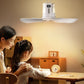 ⏰ Oferta por tempo limitado: 50% de desconto num ventilador de teto recarregável com luzes LED! 🌬️✨
