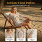 🌊🩱 Vestido de praia em croché de estilo boémio com borlas – Respirável, esvoaçante e com um toque boho chic – perfeito para a beira da piscina, a praia ou as férias de verão – ajuste regulável
