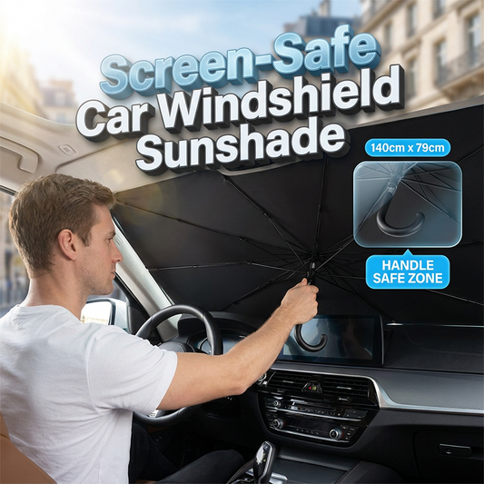 🔥Guarda-sol para o para-brisas do carro com cabo flexível