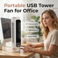 🔥Desconto de 50% no último dia!🔥Ventilador de torre portátil USB com 3 velocidades