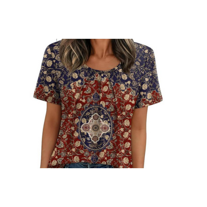 🔥 50% DE DESCONTO · T-shirt feminina estampada, macia e confortável ✨