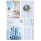 🌀 PROMO LIMITÉE 50% DE RÉDUCTION ! ✨ Ventilateur Rétractable sans Fil – Hauteur Réglable, Moteur DC Silencieux, Télécommande 🏠