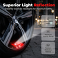 🚗 50% DE DESCONTO – Adesivo Refletivo para Aro de Carro | Segurança noturna, estilo & fácil aplicação