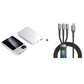 Carregador portátil de 22,5 W – magnético, fino, carrega 3 dispositivos ao mesmo tempo!