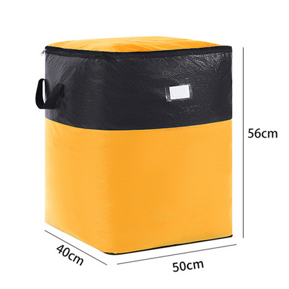 📦 50% DE DESCONTO AGORA! 🧳 Saco dobrável de arrumação e mudança – pegas resistentes e fecho com zíper – dobra-se totalmente, perfeito para mudanças, viagens ou organização do armário – reutilizável e fácil de limpar 🏠