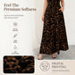 👗🐆Vestido elegante com bainha virada e padrão de leopardo para mulher
