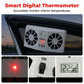 🚗Ventilador de exaustão para carro movido a energia solar – Ventilação turbo dupla e visor de temperatura☀️