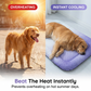🐶🐱❄️ Tapete de Gel Refrescante para Pets – Alívio do Calor de Verão, Respirável, Atóxico, Tapete Fresco para Dormir para Cães e Gatos