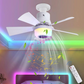 🔥💡 LAST DAY – 50% OFF! BreezGlow™ Smart Ceiling Fan Light – Bluetooth Speaker, 16M RGB Colors, E27 fit – breeze & beats in one. 🎵🌀✨