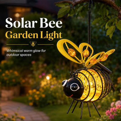 🌙🍃🪴 OFERTA POR TEMPO LIMITADO: 50% DE DESCONTO! Luminária solar de abelha para pendurar – Brilho âmbar quente, sem cintilação, perfeita para festas no jardim, acampamentos ou quartos infantis – Espalhe alegria dia e noite 🌞🌜