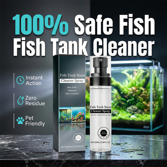 Spray inodoro para remoção de manchas em aquários, seguro para peixes