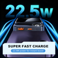 Carregador portátil de 22,5 W – magnético, fino, carrega 3 dispositivos ao mesmo tempo!